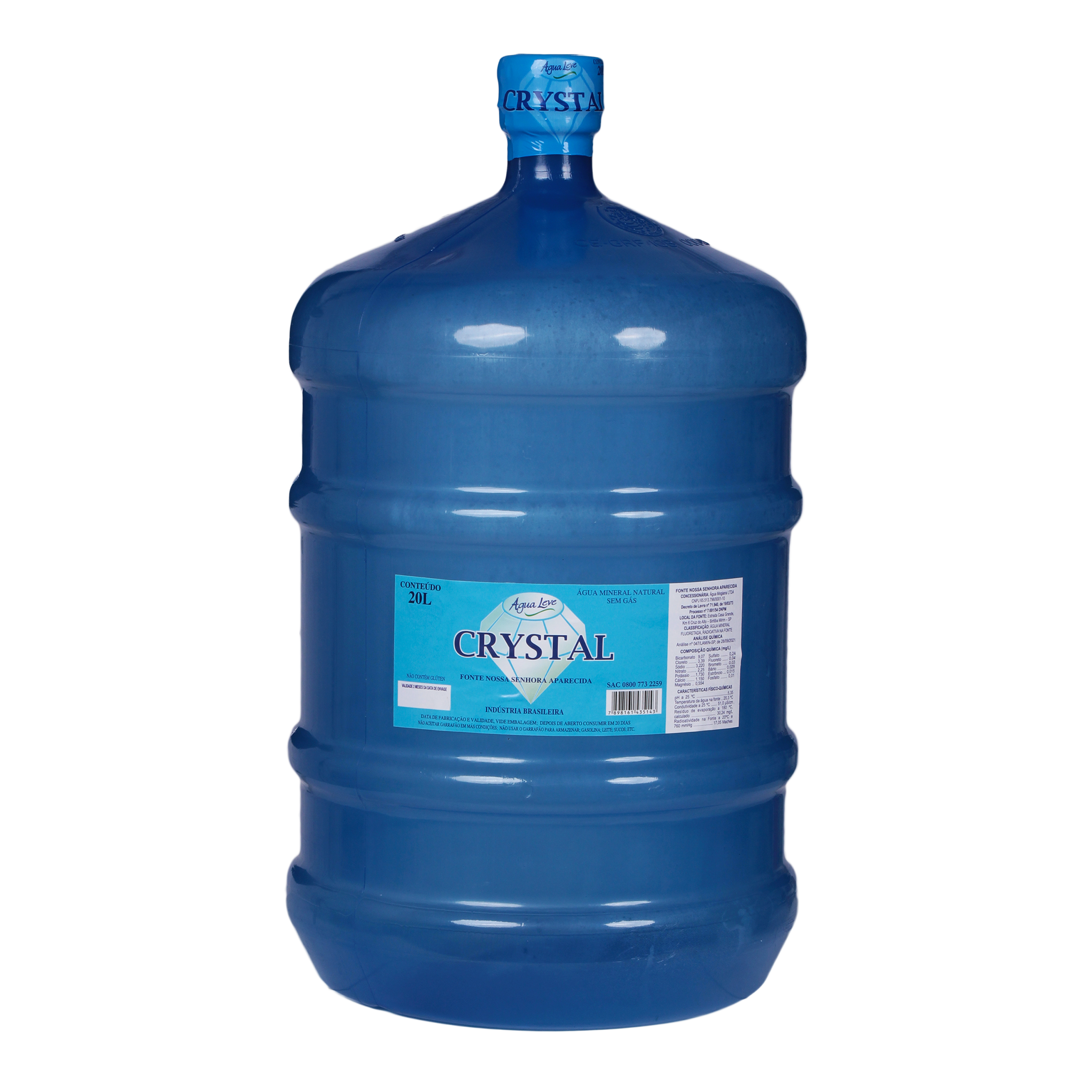 Água Leve Crystal 20L